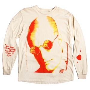 Fine Southern Gentleman Natural Born Killers Mickey Knox beige long sleeve tee M